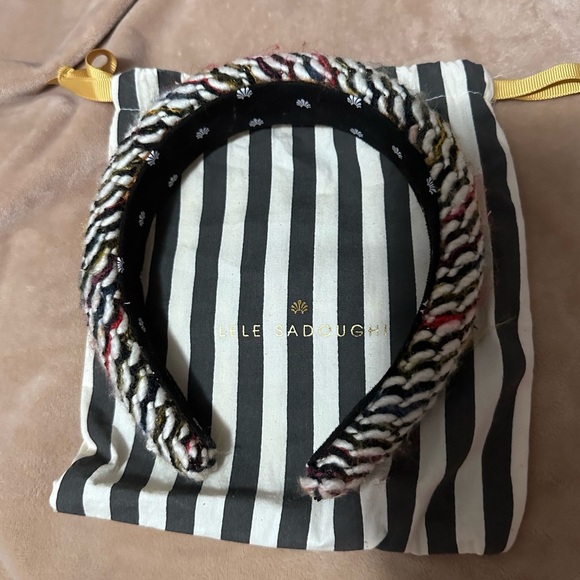 Lele Sadoughi Lot of 3 Fall Headbands - Tweed & Cord - Picture 6 of 6